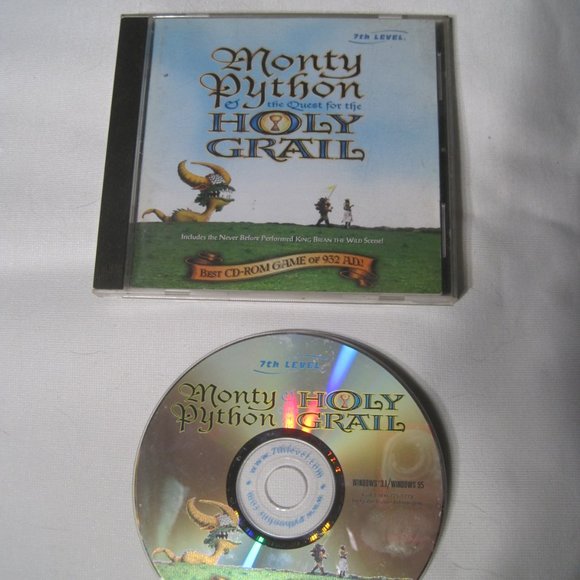 Monty Python the Quest for the Holy Grail 7th Level CD- Rom PC Game (Windows 95) - Picture 1 of 5